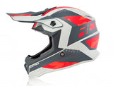 ACERBIS - CASCO IMPACT STEEL JUNIOR ROSSO/GRIGIO