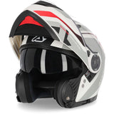ACERBIS - CASCO CAPACETE REDERWEL BIANCO/ROSSO
