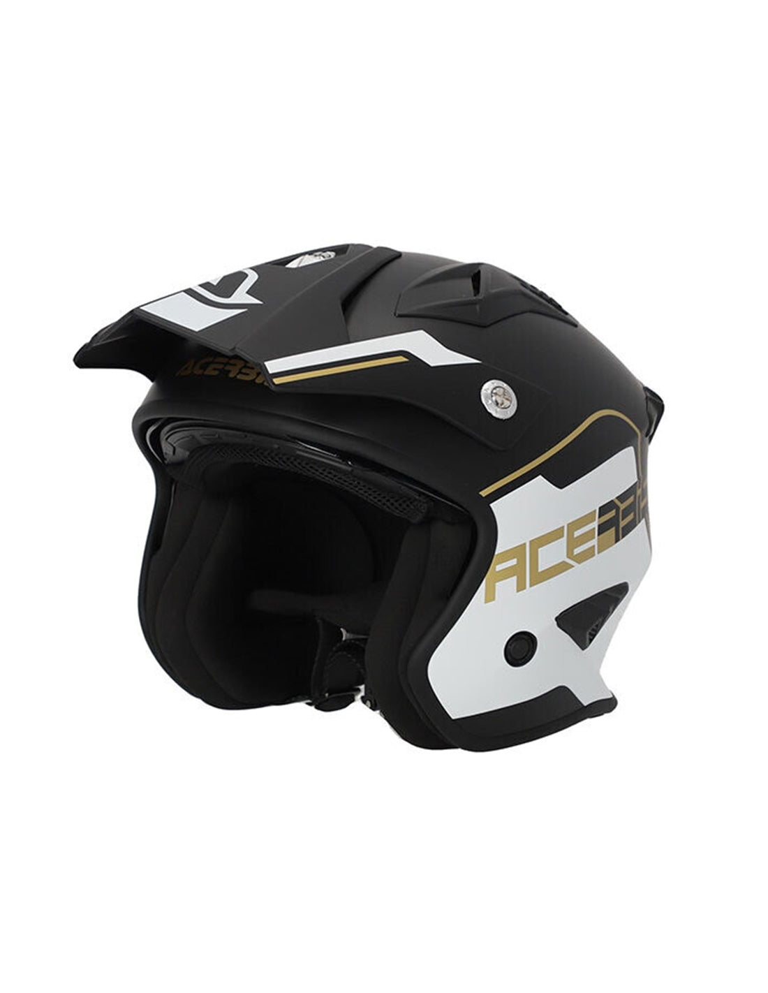 ACERBIS - CASCO JET ARIA 2206 BIANCO/NERO/ORO – 1 – Maximomoto PT