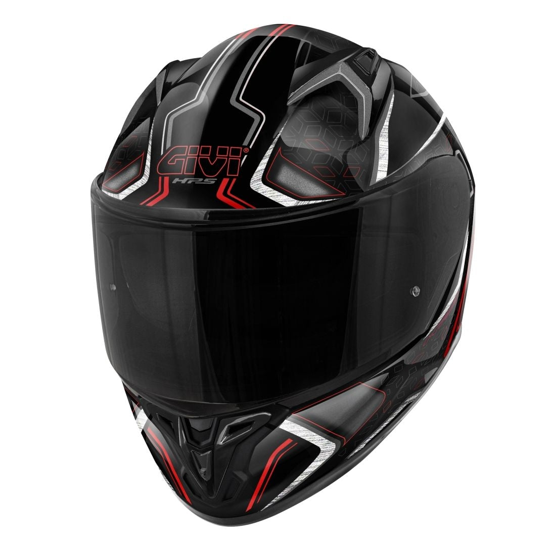 GIVI 50.8 MYSTICAL MOTO FULL FULL EYE HELMET BLACK RED TITANIUM – 1 – Maximomoto PT