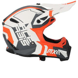 ACERBIS PROFILE 5 MOTO MOTOCROSS CAPACETE BRANCO LARANJA
