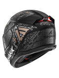 SHARK SKWAL I3 HELLCAT CAPACETE INTEGRAL MOTO PRETO CROMADO ANTRACITE