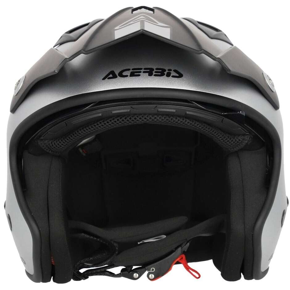 ACERBIS ARIA METALLIC URBANO MOTO CAPACETES JATO PRATA METÁLICA