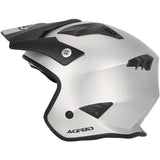 ACERBIS ARIA METALLIC URBANO MOTO CAPACETES JATO PRATA METÁLICA