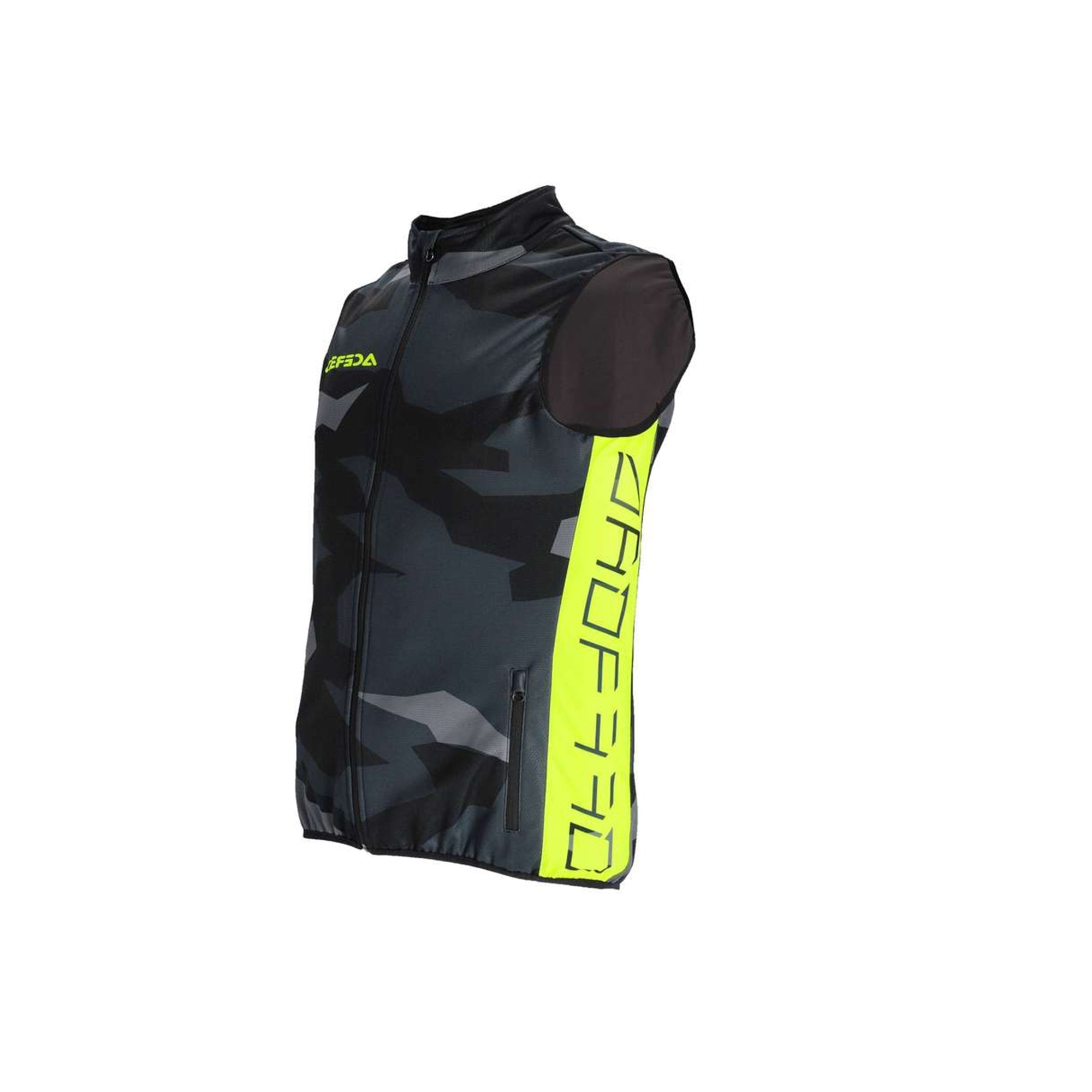 ACERBIS - CHALECO SOFTSHELL X-WIND NERO/GIALLO – 1 – Maximomoto PT