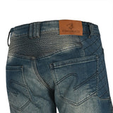 BELA ADAM Jeans Moto Calcas Azul