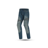 BELA ADAM Denim Jeans Moto Calcas Azul – Maximomoto PT