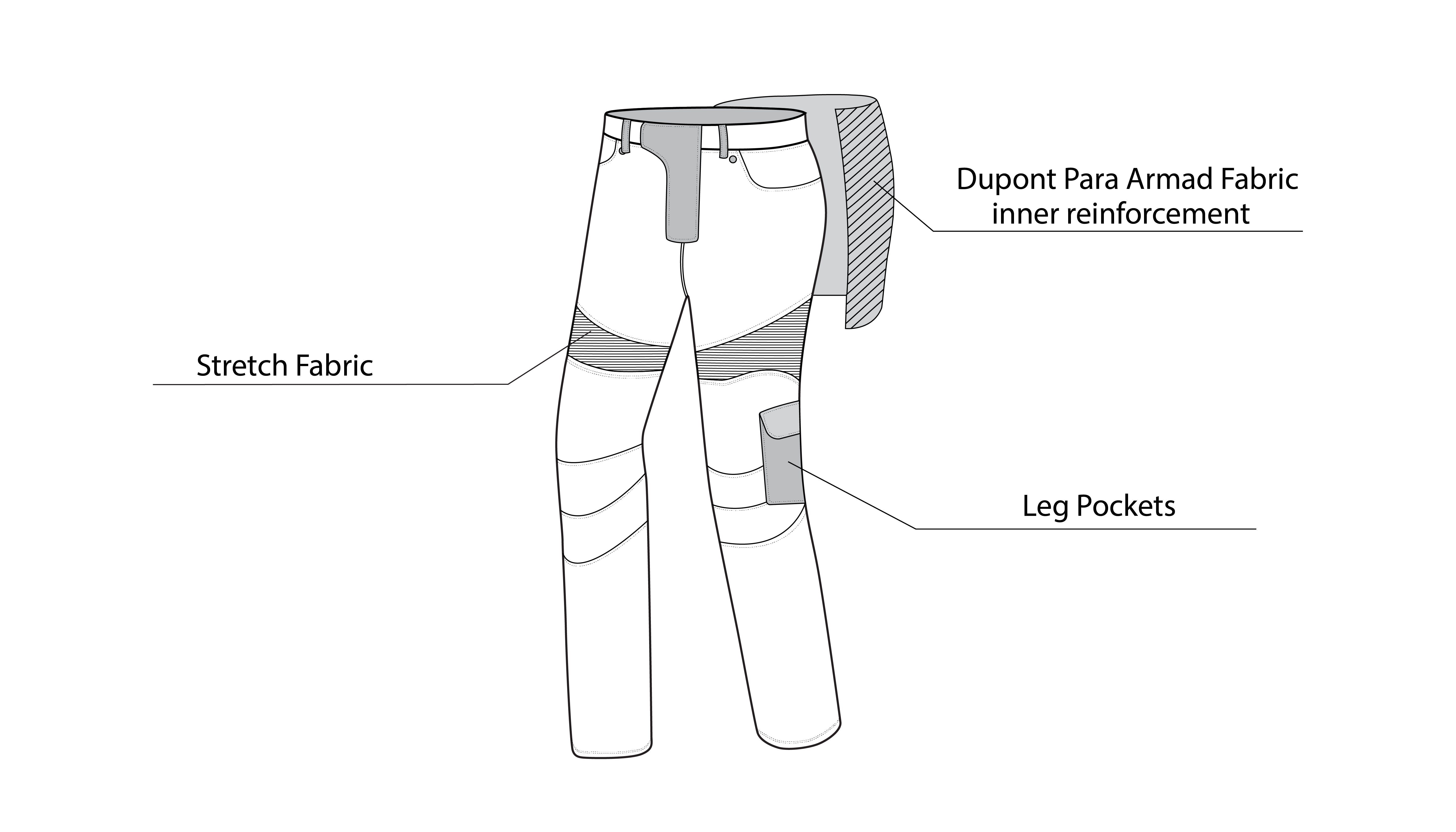 BELA BENTON Denim Moto Calcas Azul