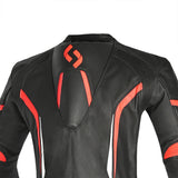 SHUA MONO 1 PC INFINITY Moto Homem Fatos Preto Vermelho