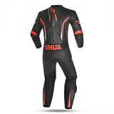 SHUA MONO 1 PC INFINITY Moto Homem Fatos Preto Vermelho