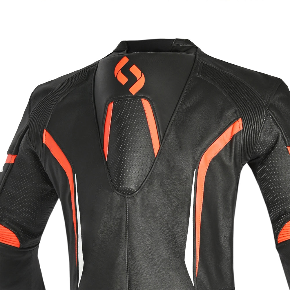 SHUA MONO 1 PC INFINITY Moto Homem Fatos Preto Laranja