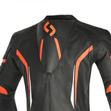 SHUA MONO 1 PC INFINITY Moto Homem Fatos Preto Laranja