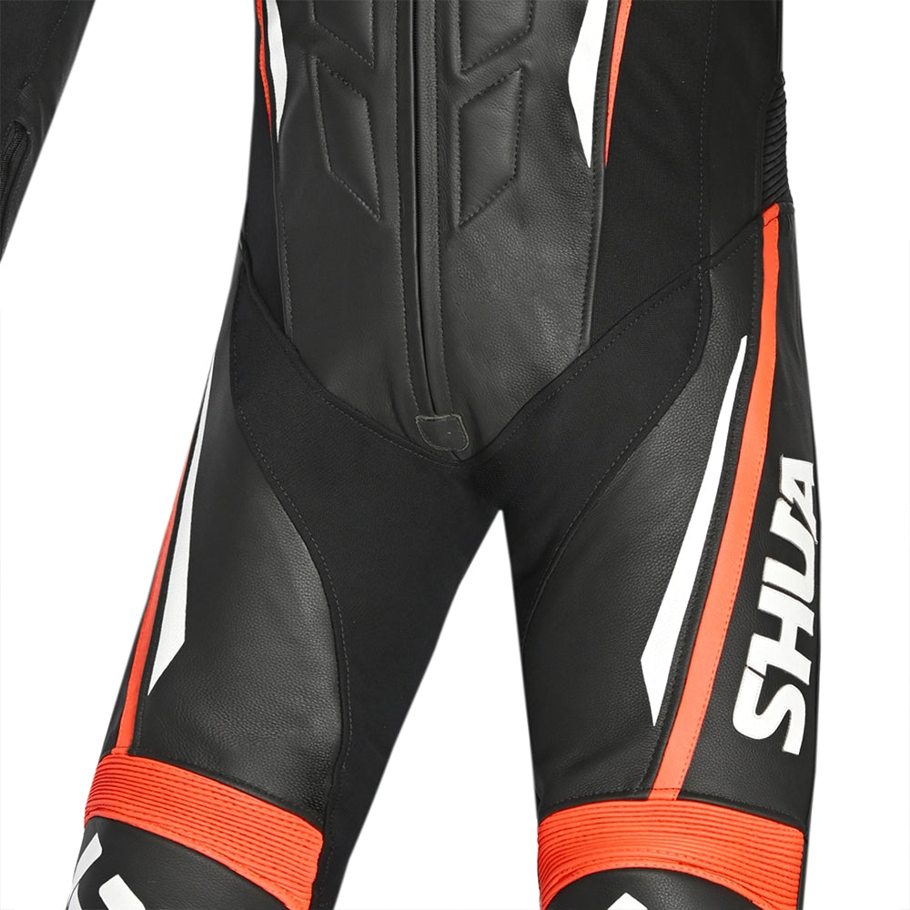 SHUA MONO 1 PC INFINITY Moto Homem Fatos Preto Laranja