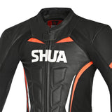 SHUA MONO 1 PC INFINITY Moto Homem Fatos Preto Laranja