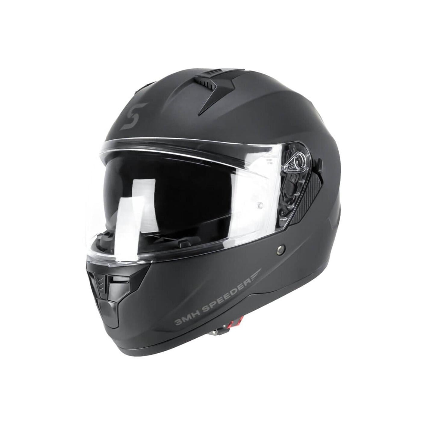 SKA-P 3MHA SPEEDER MONO Integral Motorcycle Matte Black Shell – 3 – Maximomoto PT