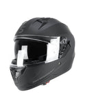 SKA-P 3MHA SPEEDER MONO Integral Moto Casco Negro Mate