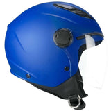 SKA-P 2MHA POD MONO CAPACETE INFANTIL ABERTO MOTO AZUL FOSCO