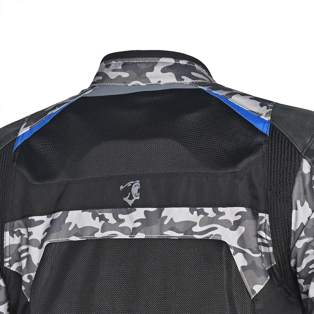 BELA ONSAKER Camuflagem Moto Textil Casacos Azul Preto