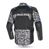 BELA ONSAKER Camuflagem Moto Textil Casacos Azul Preto - maximomoto.pt - Back