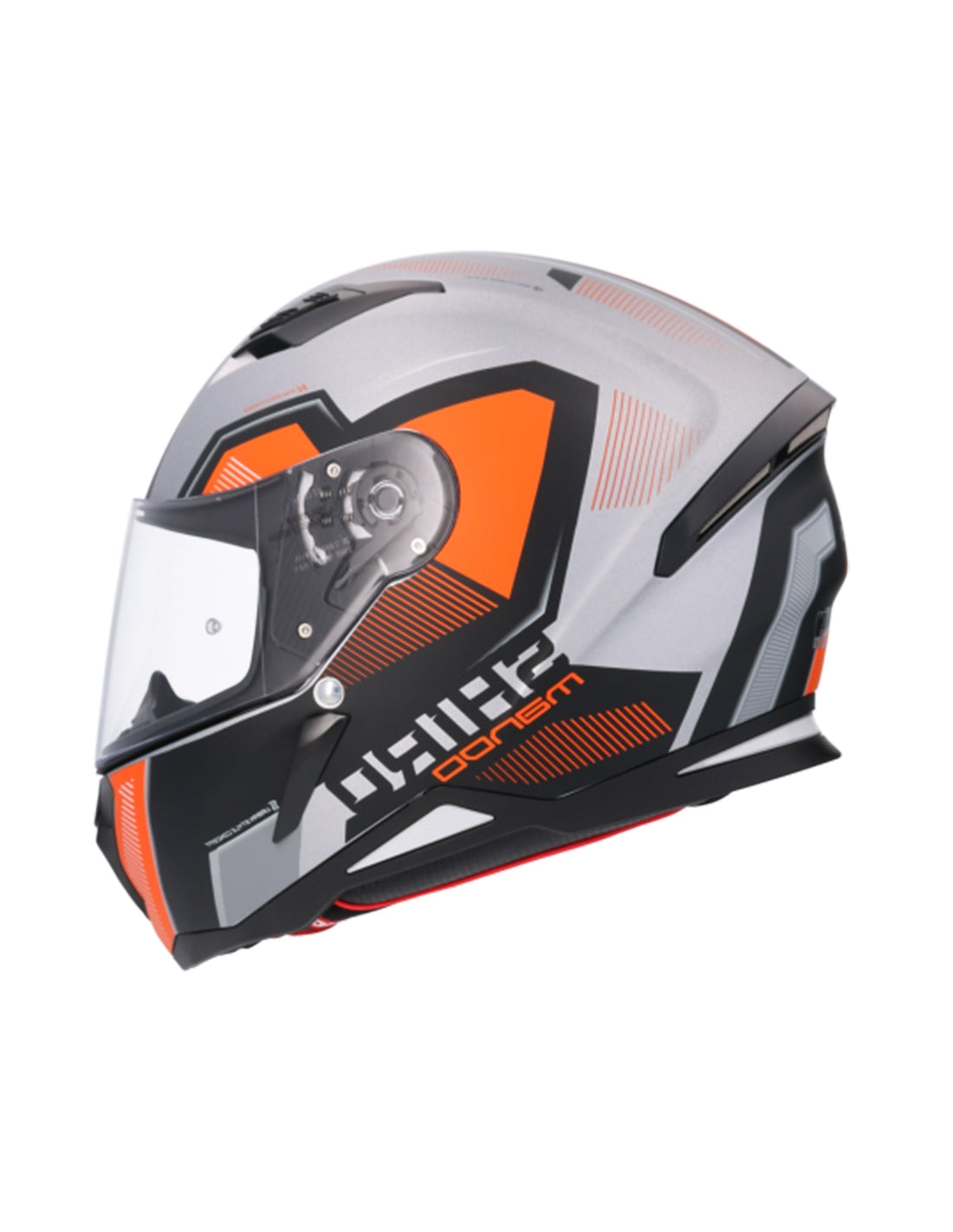 SHIRO HUNTER SH-890 MANDO MOTO INTEGRAL CAPACETE MATE LARANJA