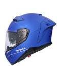 SHIRO FF950 ALPHA MOTO INTEGRAL CAPACETE AZUL MATE