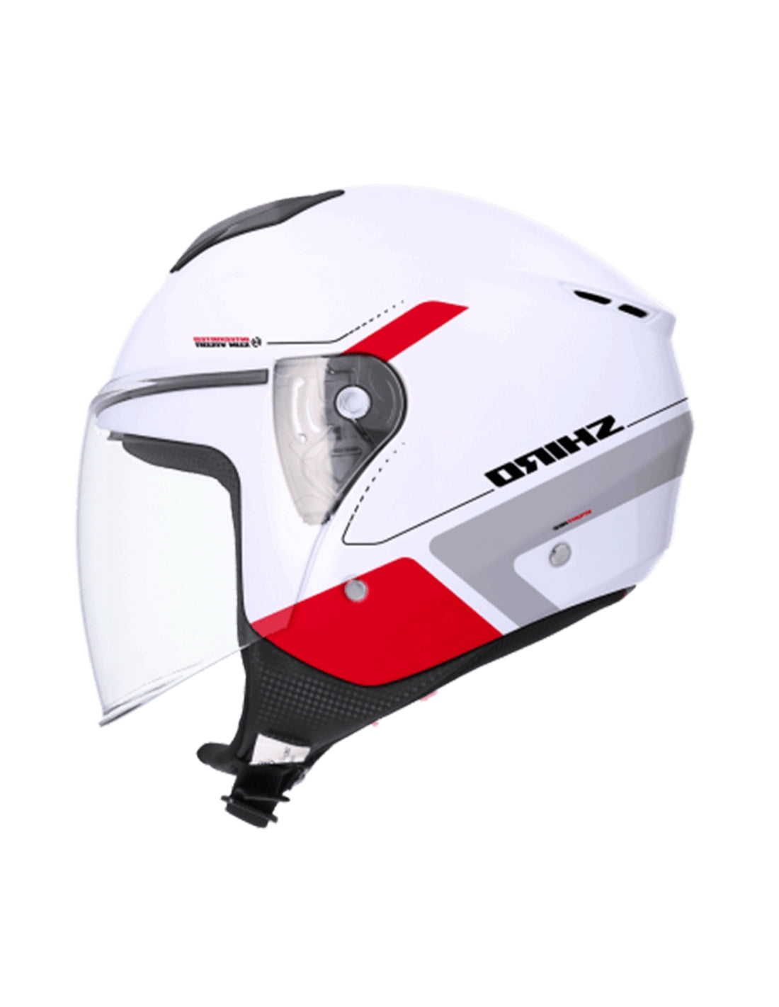 SHIRO CASCO IBIZA SPORTAGE BLANCO PERLA ROJO – 1 – Maximomoto PT