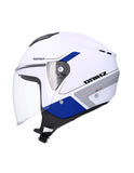 SHIRO CASCO IBIZA SPORTAGE BLANCO PERLA AZUL