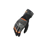 Macna Tempo Luvas perforados Black/dark grey/orange – Maximomoto PT