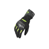 Macna Tempo Luvas perforados Black/fluo yellow – Maximomoto PT