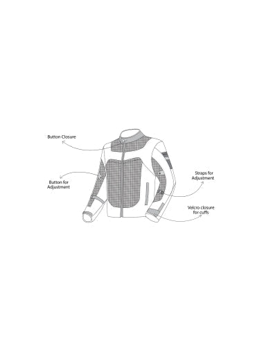 R-TECH - Chaqueta Textil Spiral Mesh Hielo/Negro/ Rojo - SECURTEX MOTOR S.L (t/a MaximoMoto)