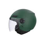 SHIRO CASCO SH-62 KIOTO MONOCOLOR VERDE MATE