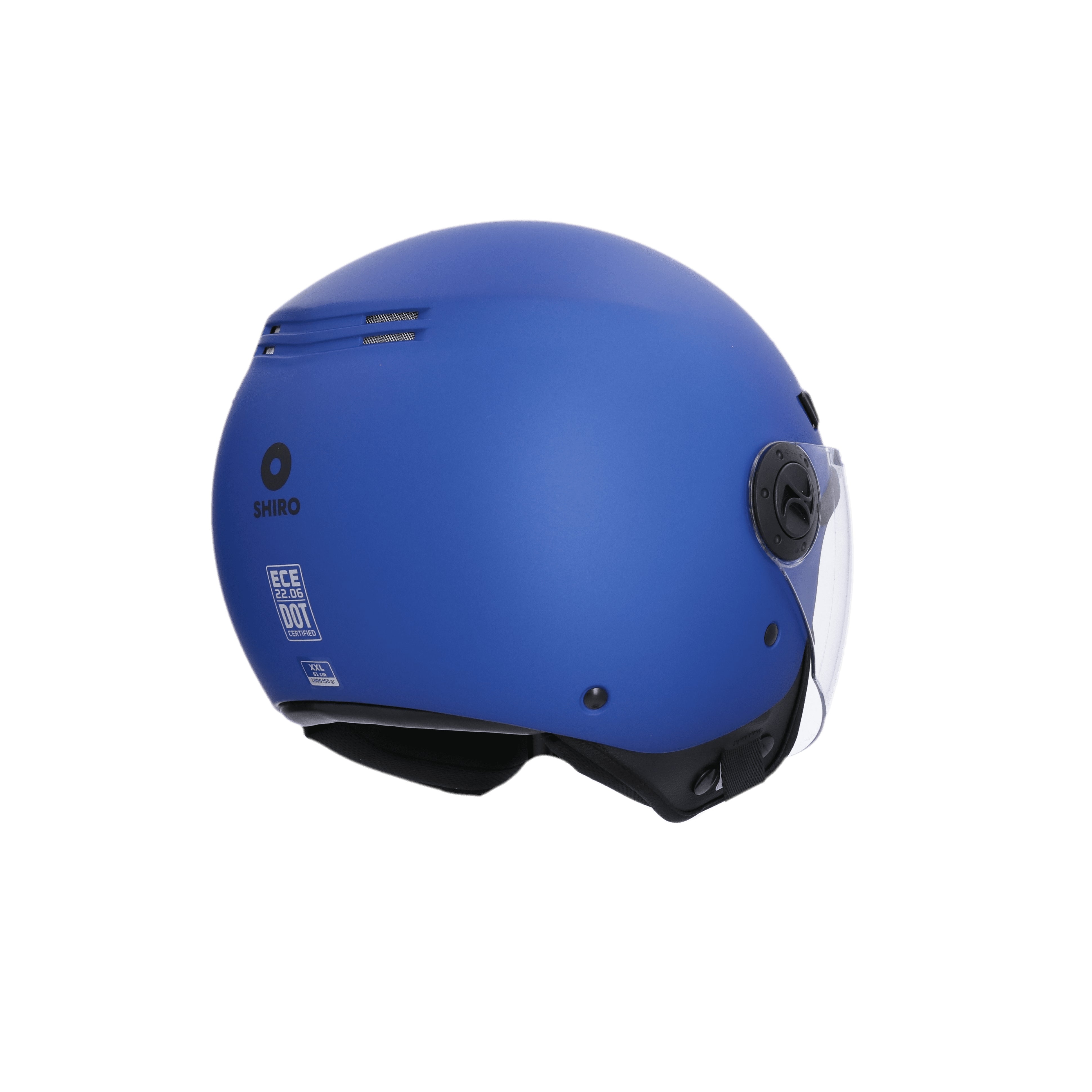 SHIRO CASCO SH-62 KIOTO MONOCOLOR MATTE BLUE – 5 – Maximomoto PT