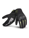 BELA DRIFT Moto Senhora Textil Luvas Preto Fluorescente Amarelo