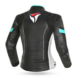 R-TECH - Chaqueta Tom Rider Lady Negro/Blanco/Turquise - SECURTEX MOTOR S.L (t/a MaximoMoto)