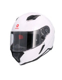 SHIRO SH-890 HUNTER MONOCOLOR MOTO INTEGRAL CAPACETE BRANCO PERLA