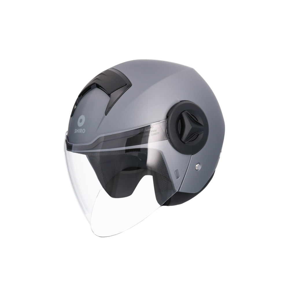 SHIRO CASCO ATHENS MONOCOLOR TITANIUM MATTE – 2 – Maximomoto PT