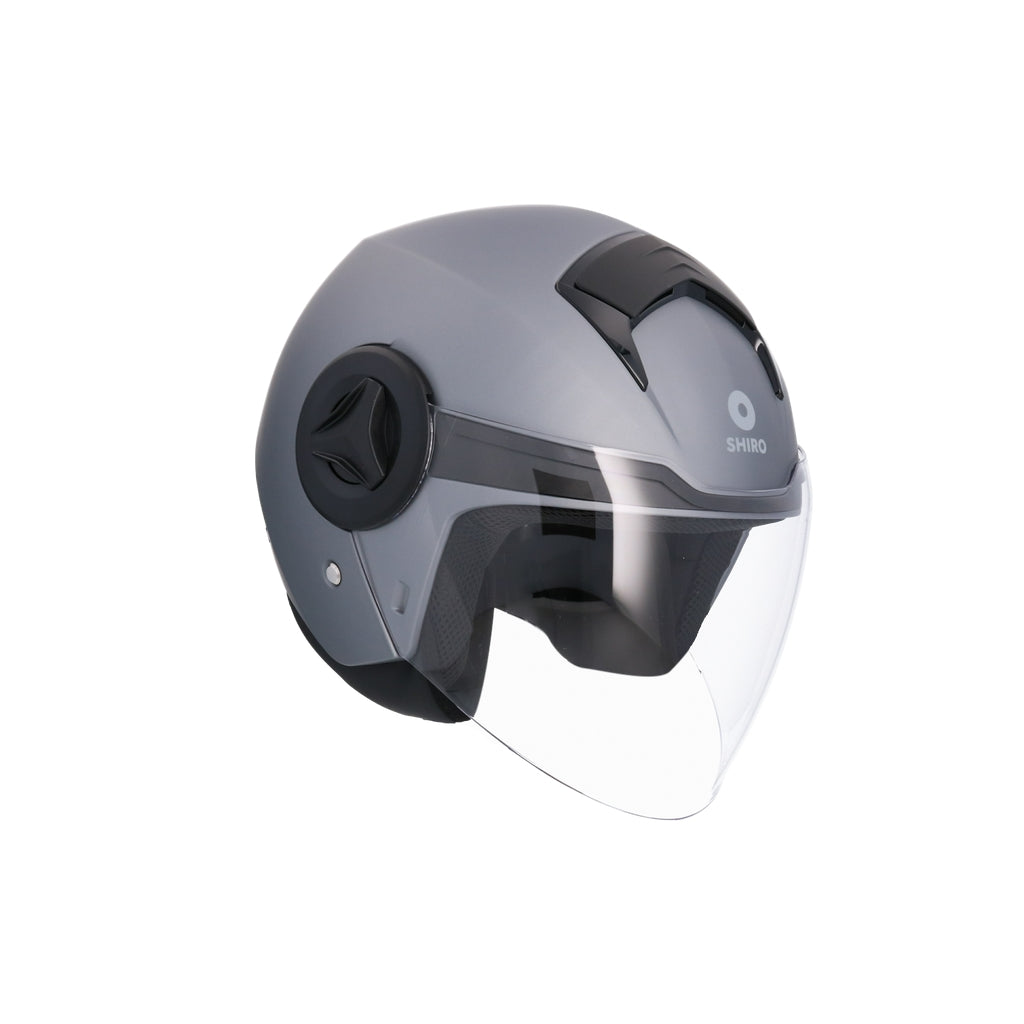SHIRO CASCO ATHENS MONOCOLOR TITANIUM MATTE – 3 – Maximomoto PT