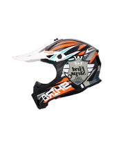SHIRO CASCO DUNE IMPACT NEGRO_NARANJA FLUOR – Maximomoto PT