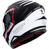 SHIRO HUNTER SHARK NG MOTO INTEGRAL CAPACETE FOSCO