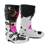 SHOT RACE 8 BOTAS DE MOTOCROSS BLANCO/ROSA