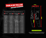 BELA WATSON Moto Textil Calcas Preto Cáqui Amarelo Branco