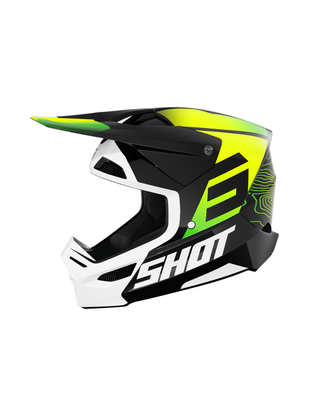 CASCO FURIOUS KID APEX NEON_YELLOW_GLOSSY YS - SECURTEX MOTOR S.L (t/a MaximoMoto)