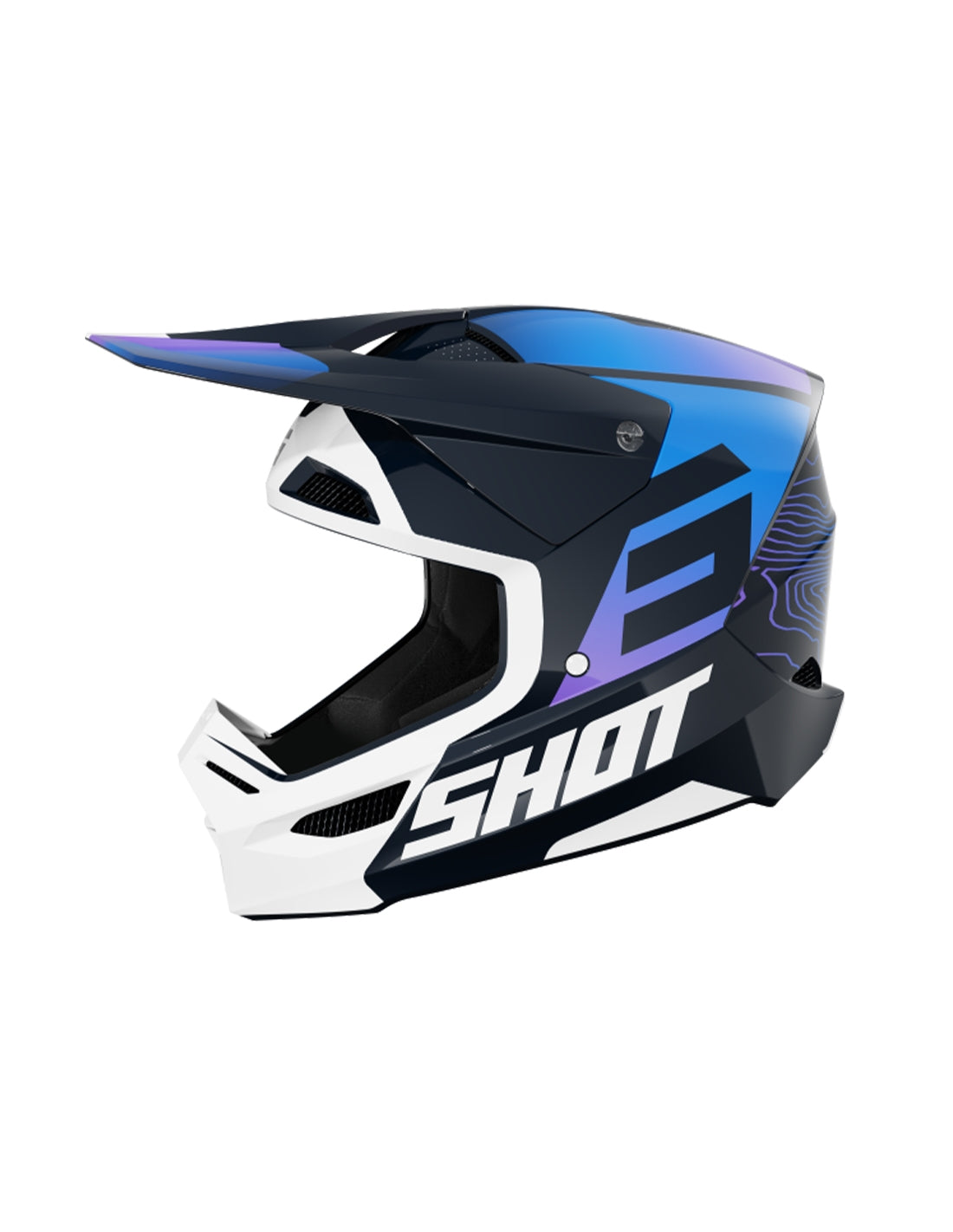 CASCO FURIOUS KID APEX BLUE_GLOSSY YS - SECURTEX MOTOR S.L (t/a MaximoMoto)