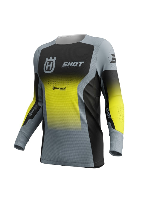 CAMISETAS AEROSHOT LITE HVA BLACK_GREY XS - SECURTEX MOTOR S.L (t/a MaximoMoto)