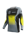 CAMISETAS AEROSHOT LITE HVA BLACK_GREY XS - SECURTEX MOTOR S.L (t/a MaximoMoto)