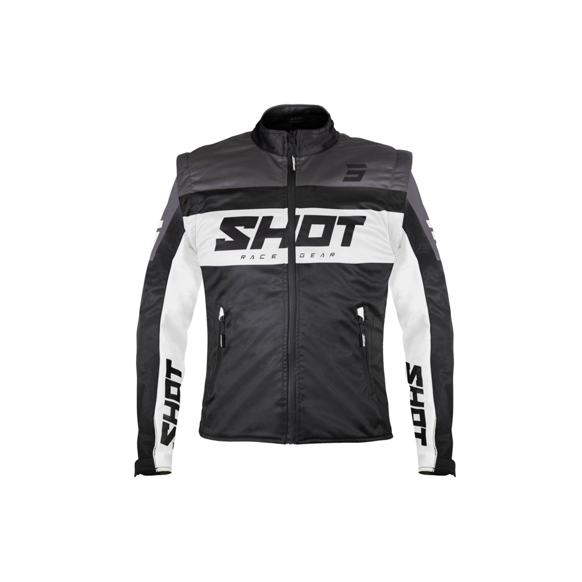 SOFTSHELL SHOT LITE BLACK_WHITE S – 1 – Maximomoto PT