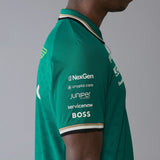 ASTON MARTIN F1 Hombres Rp Equipo Polo Verde