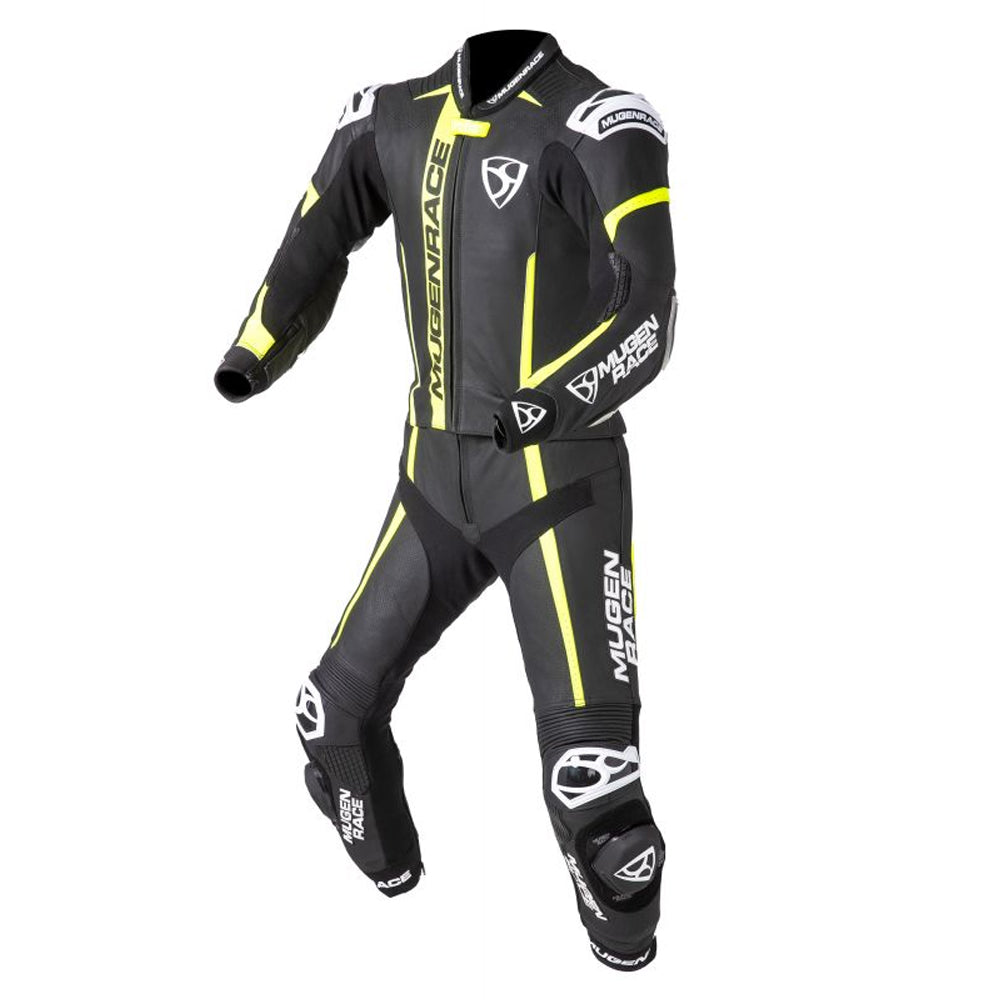MUGENRACE MNR-1911 MUCHO COURO FATO PRETO AMARELO BRANCO