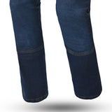 BELA URBAN Denim Jeans Moto Senhora Calcas Oscura Azul