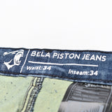 BELA PISTON (MXD-405) Jeans Moto Dirty Blue Pants